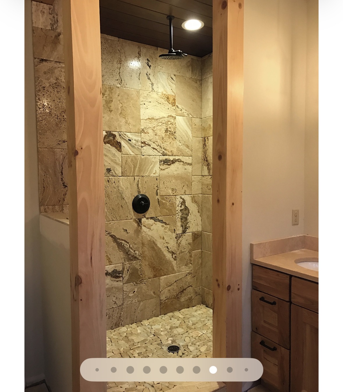 Bathroom with walk-in shower